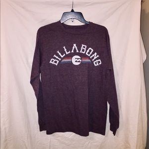 Purple Long Sleeve Shirt.